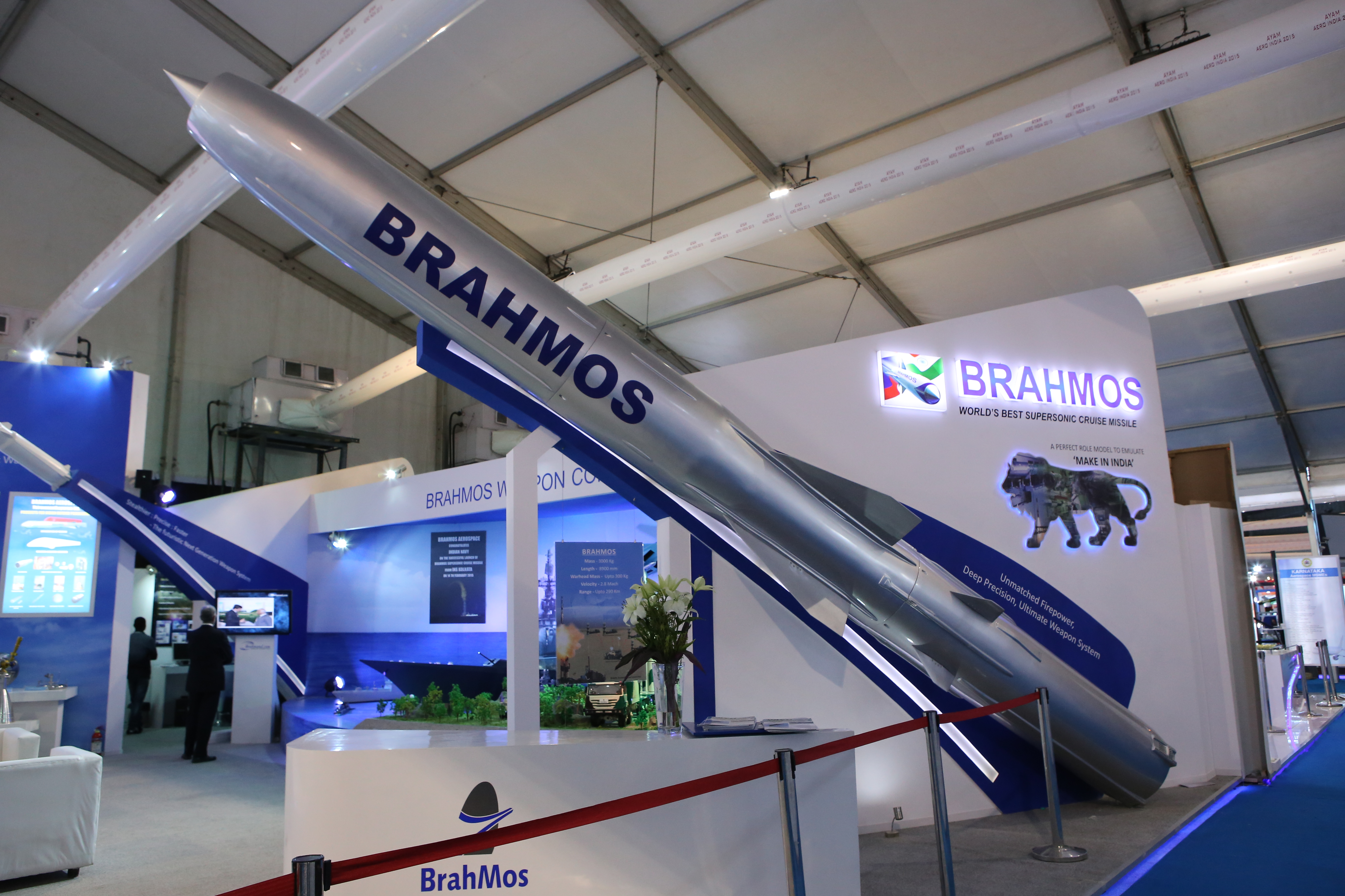 Aero India Business Zone exhibition hall